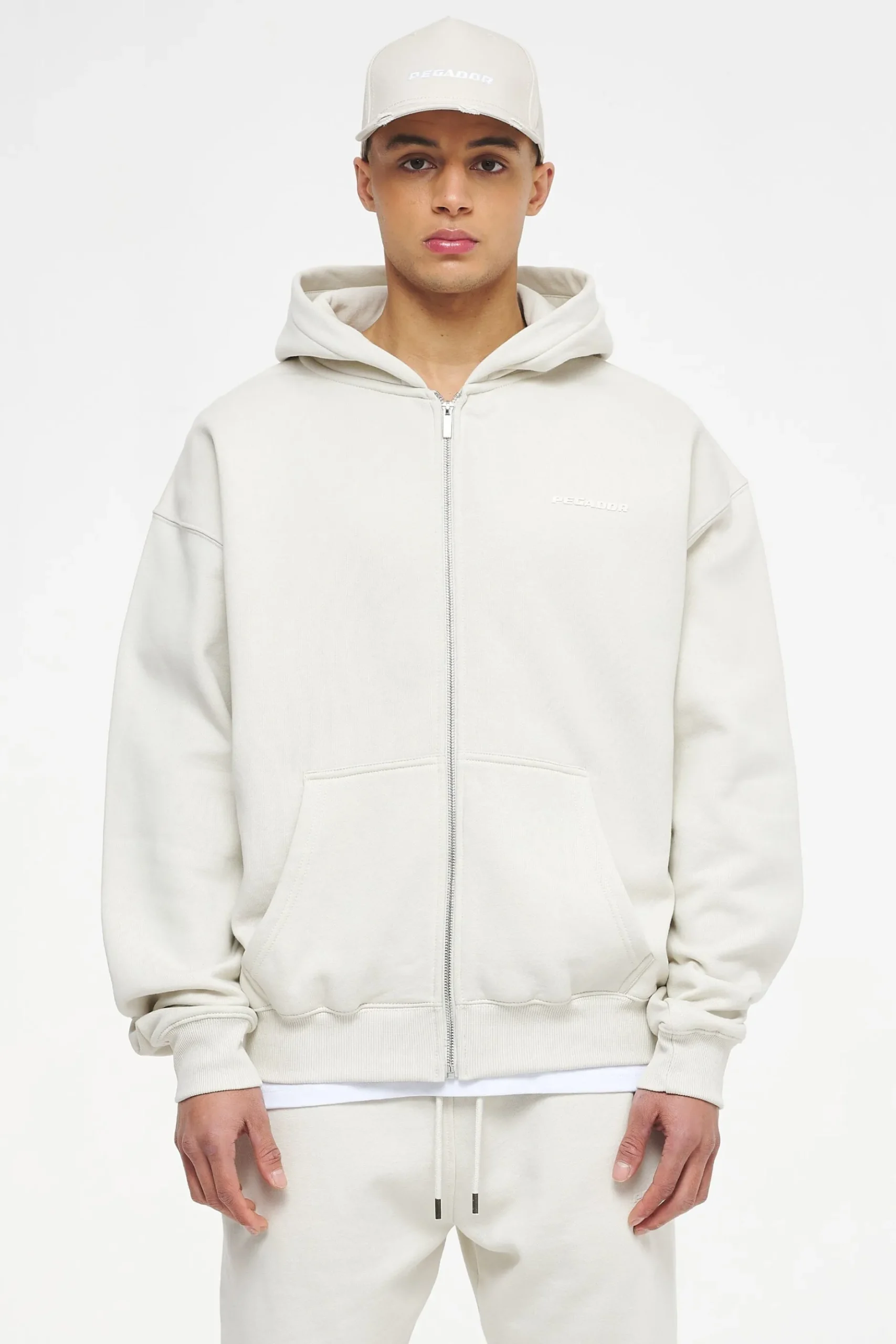 Pegador Logo Oversized Sweat Jacket Gum