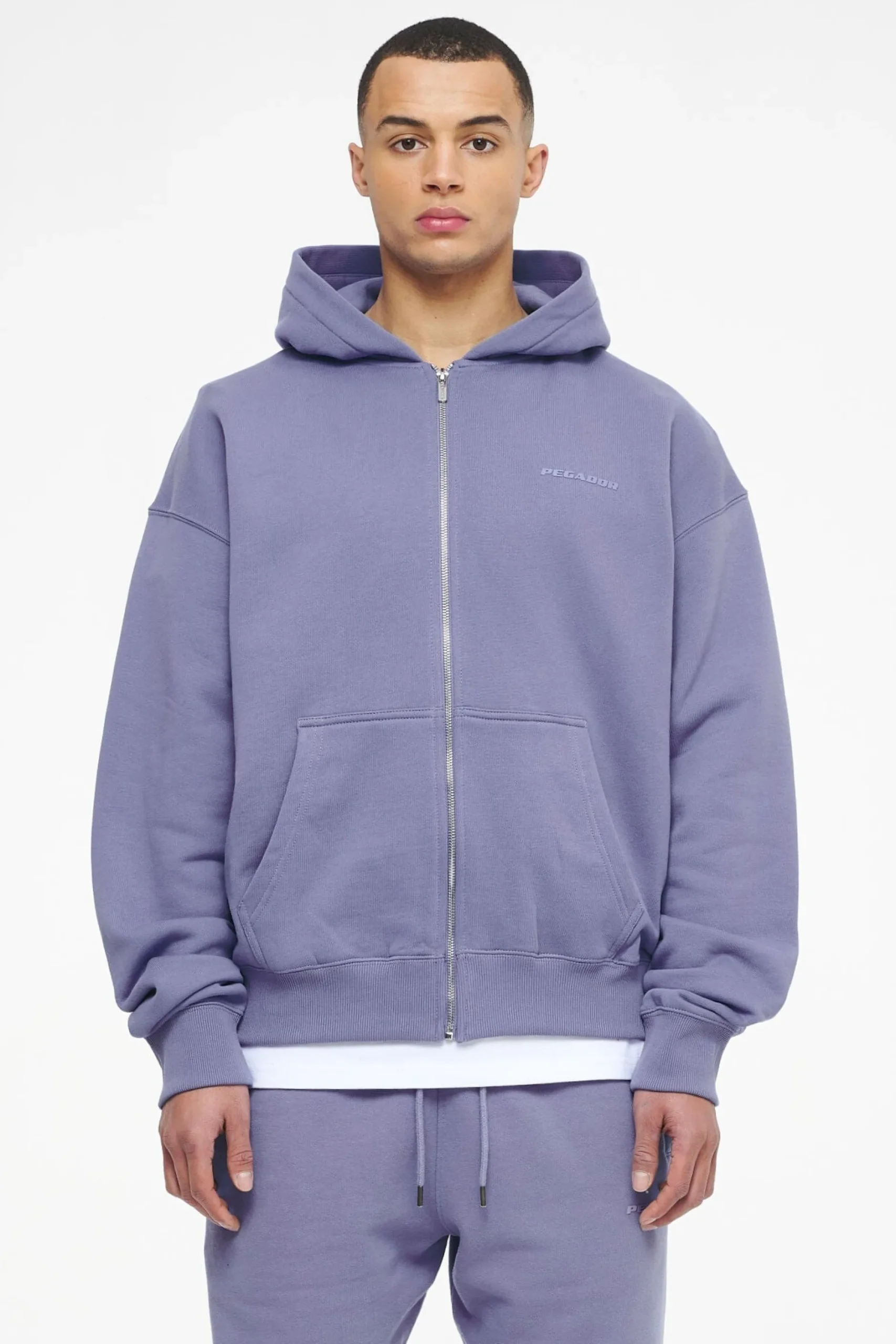 Pegador Logo Oversized Sweat Jacket Gum