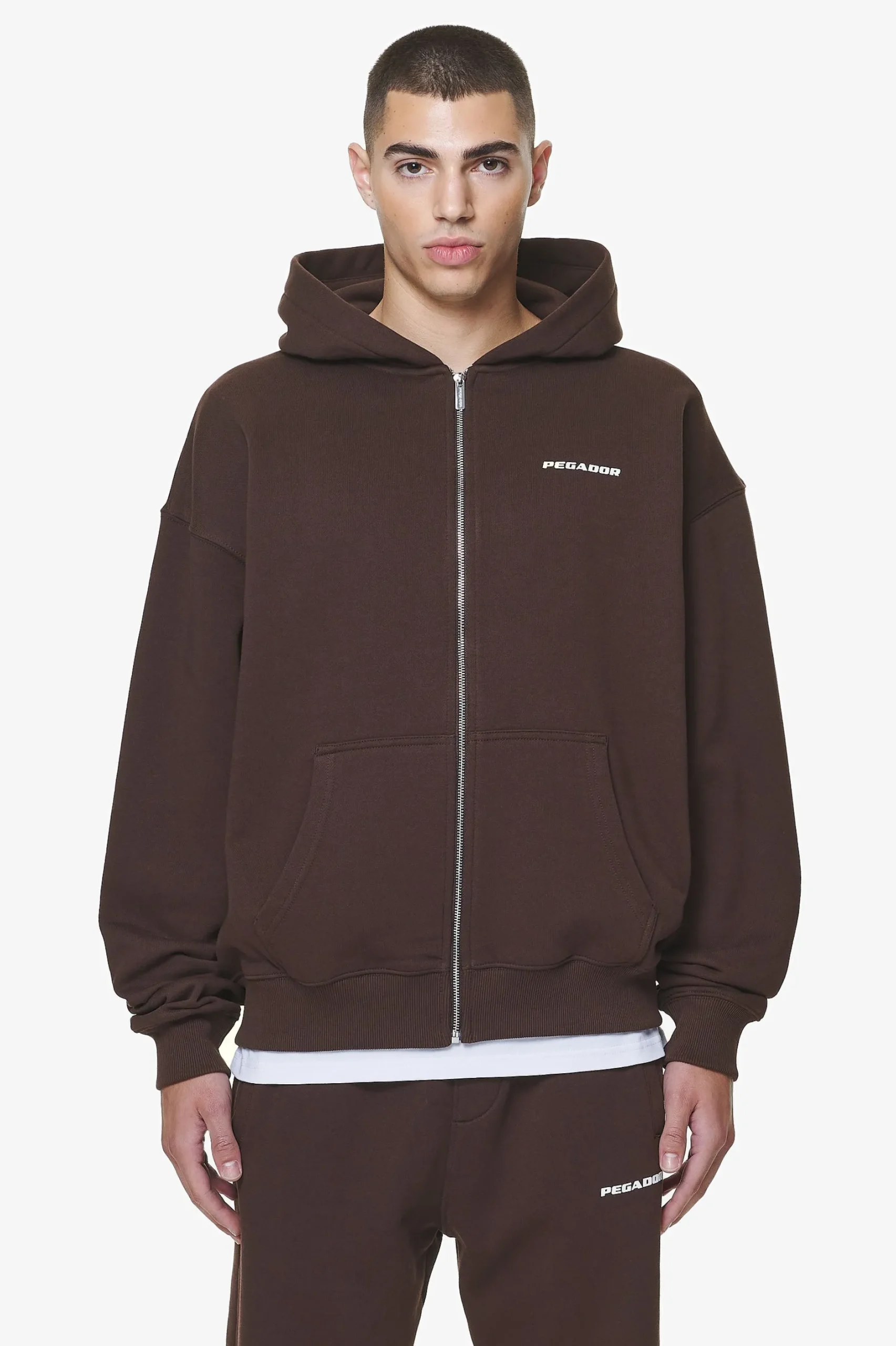 Pegador Logo Oversized Sweat Jacket Gum