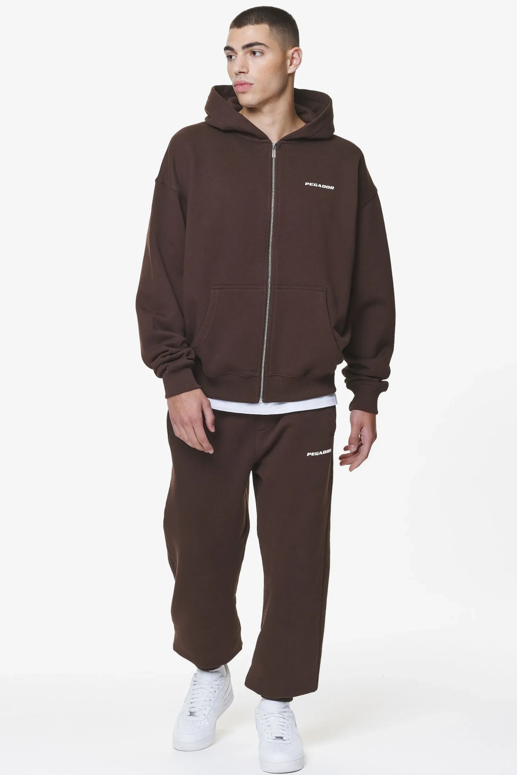 Pegador Logo Oversized Sweat Jacket Gum