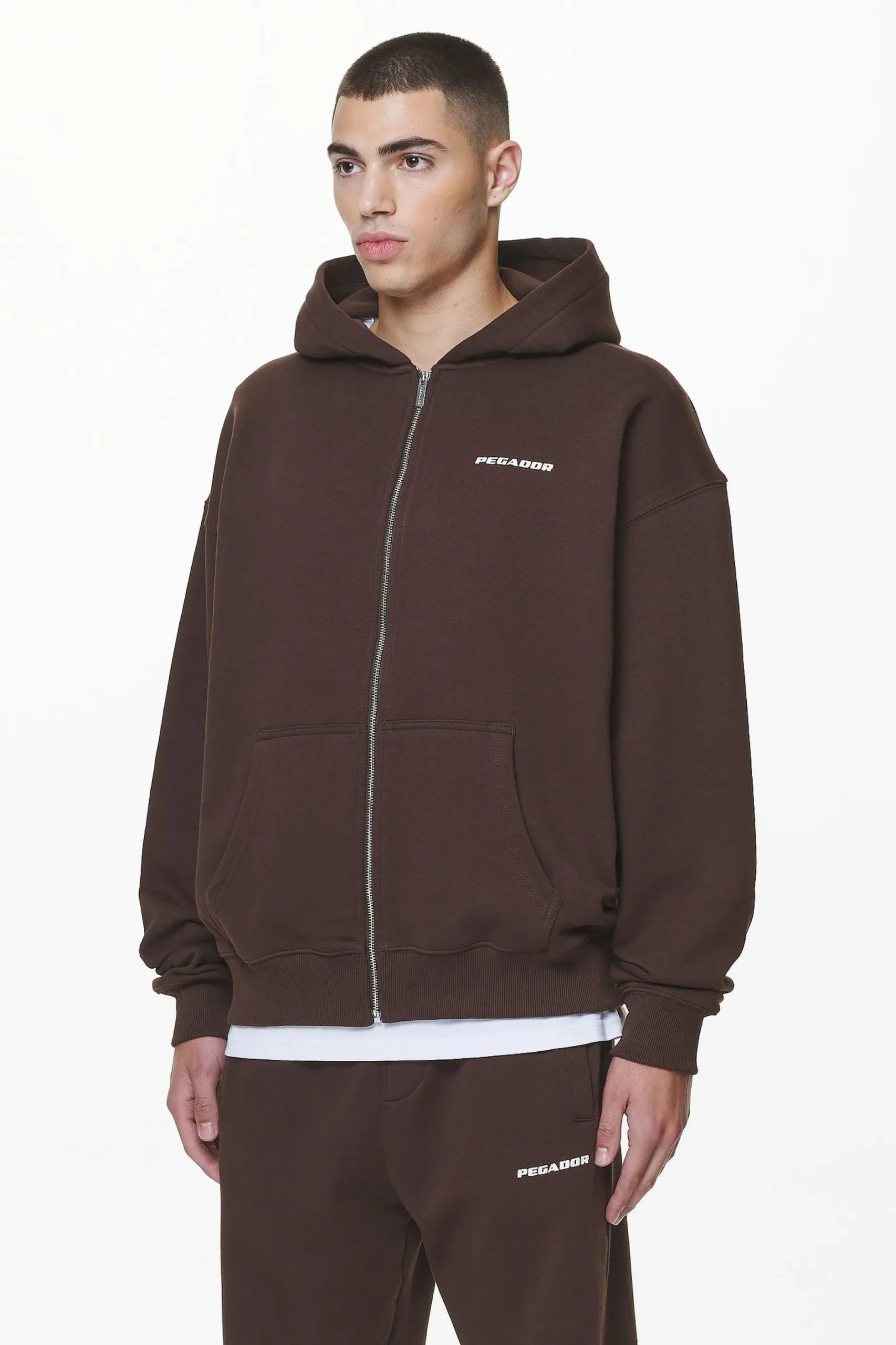 Pegador Logo Oversized Sweat Jacket Gum