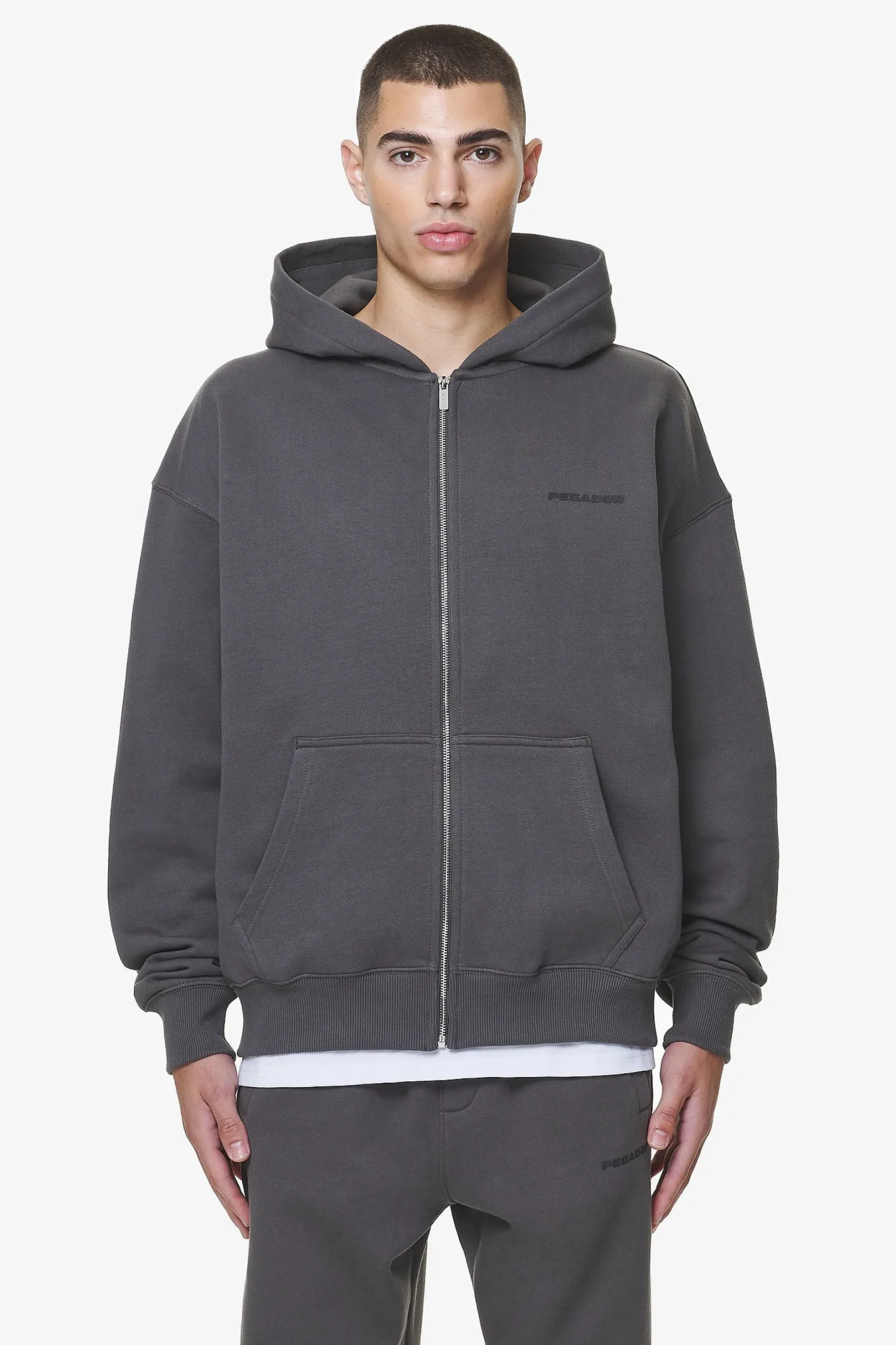 Pegador Logo Oversized Sweat Jacket Gum