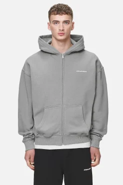 Pegador Logo Oversized Sweat Jacket White Gum