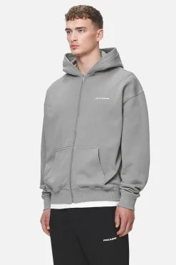 Pegador Logo Oversized Sweat Jacket White Gum
