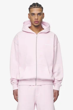 Pegador Logo Oversized Sweat Jacket White Gum