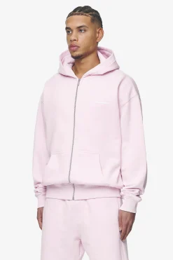 Pegador Logo Oversized Sweat Jacket White Gum
