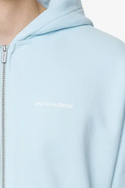 Pegador Logo Oversized Sweat Jacket White Gum