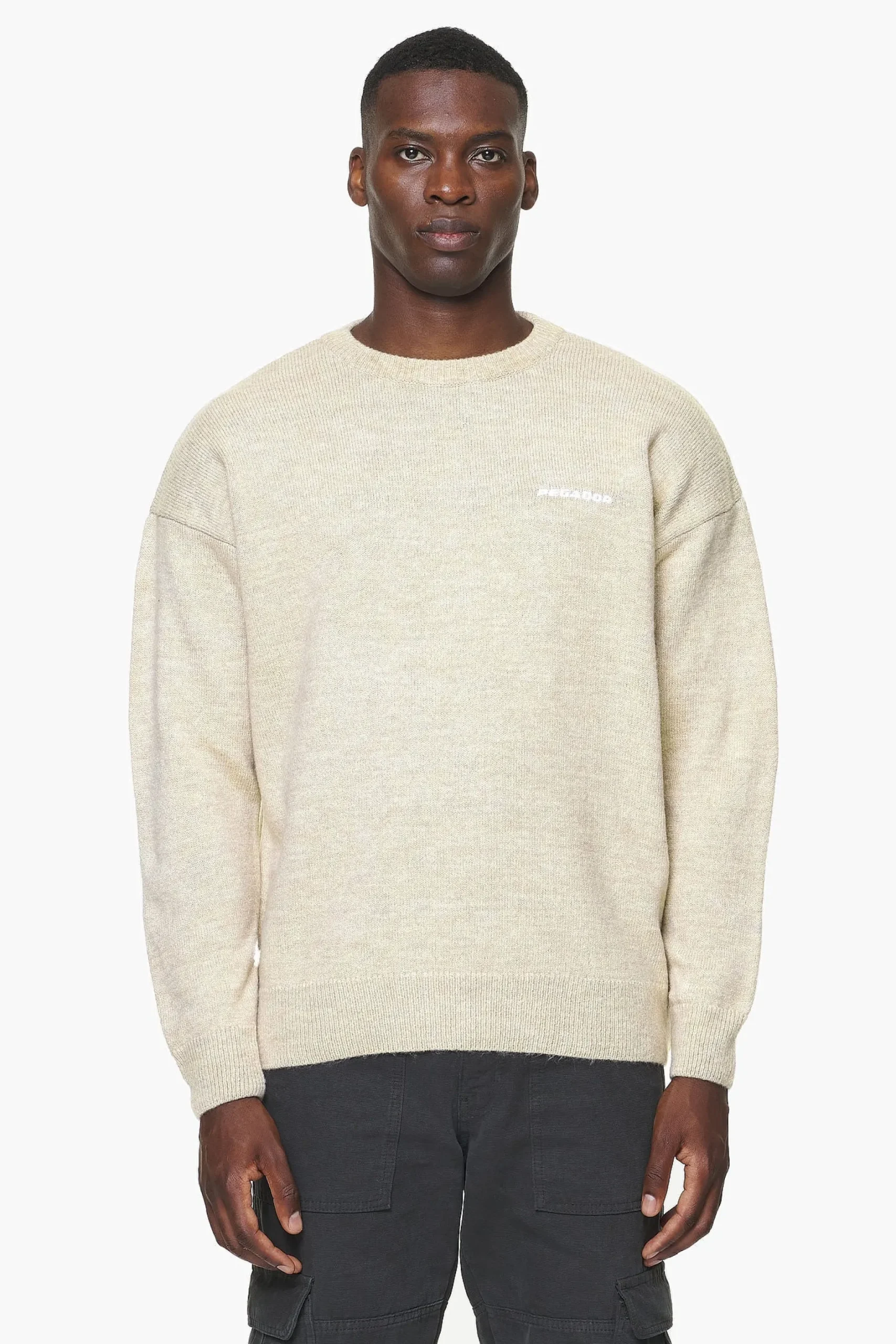 Pegador Logo Shaggy Knit Sweater