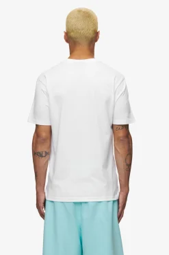 Pegador Logo Slim Tee White Sky Blue