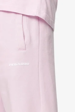 Pegador Logo Wide Sweat Pants White Gum