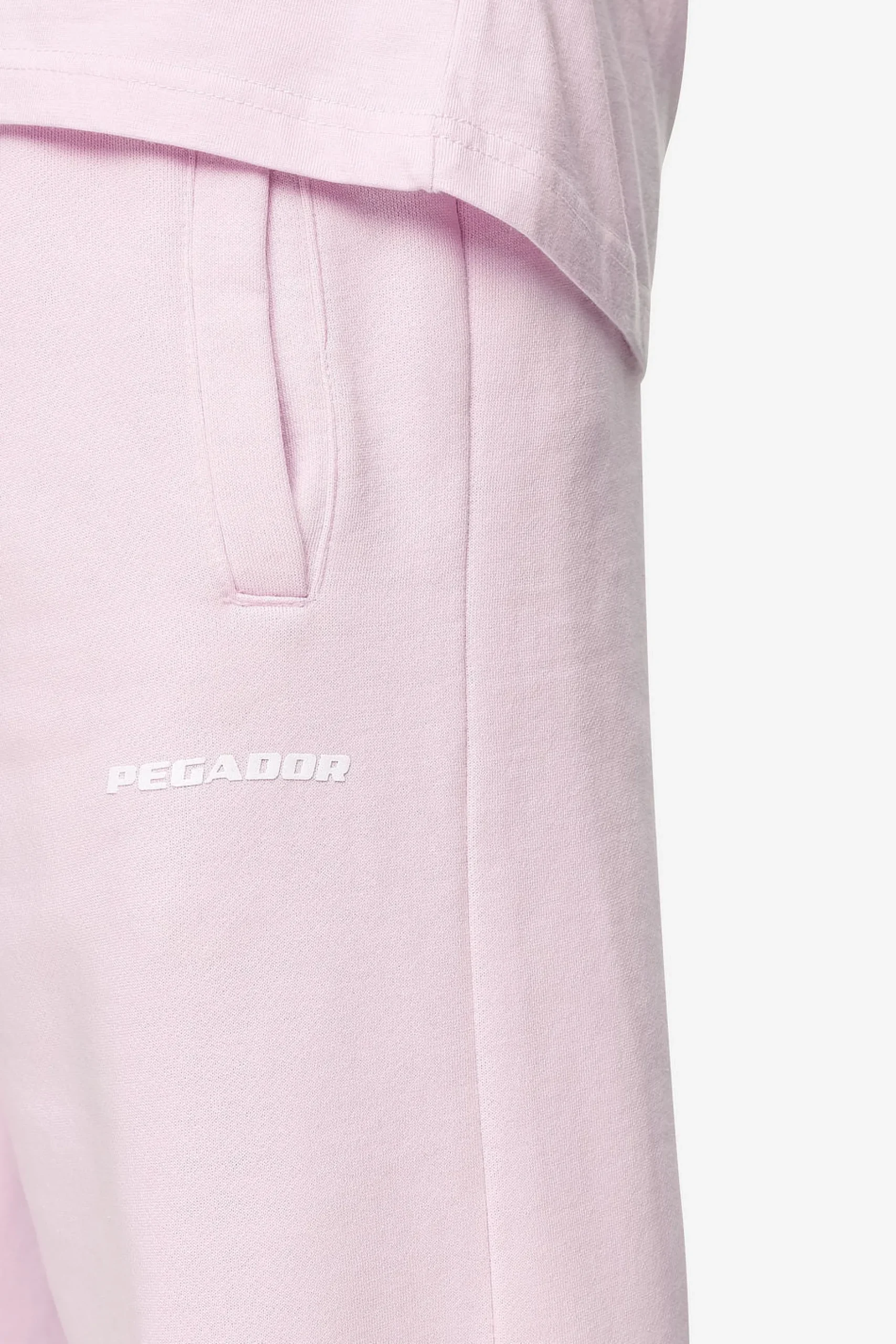 Pegador Logo Wide Sweat Pants White Gum