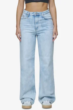 Pegador Lora Wide Leg Jeans Washed Light Blue