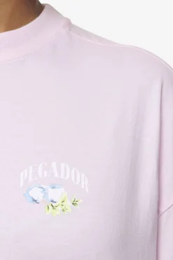Pegador Lucia Heavy Oversized Tee Washed Bubblegum