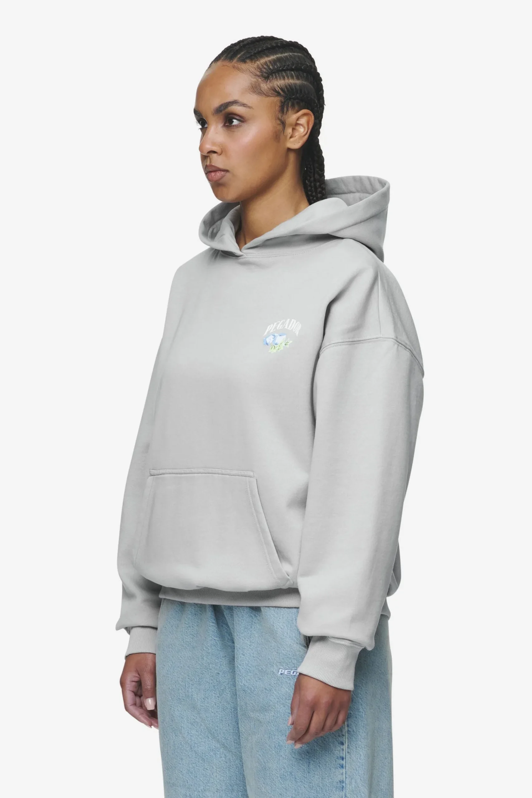 Pegador Lucia Oversized Hoodie Washed Sky Grey