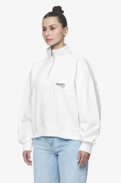 Pegador Luz Oversized Halfzip Sweater White