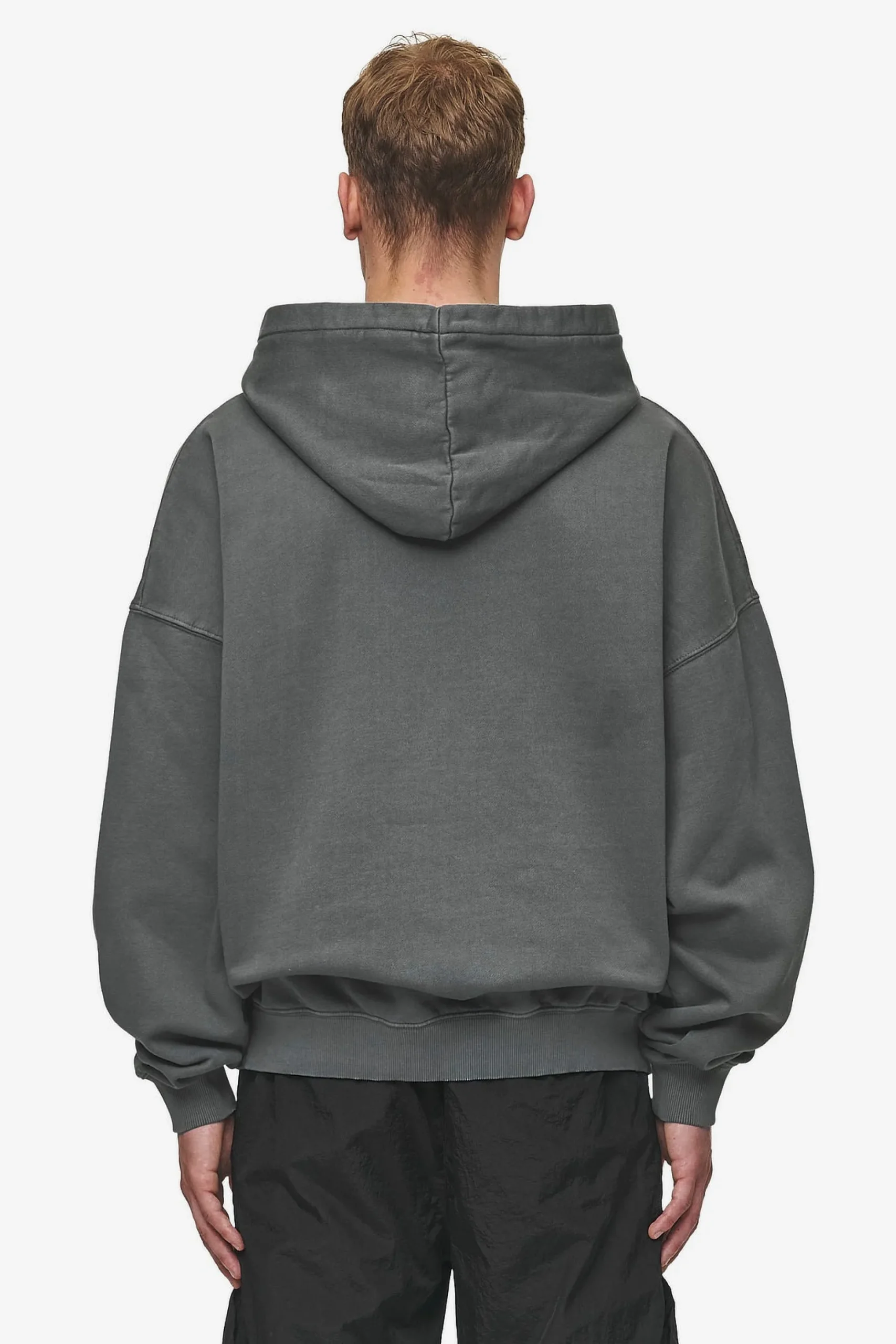 Pegador Macon Boxy Hoodie Washed Anthracite