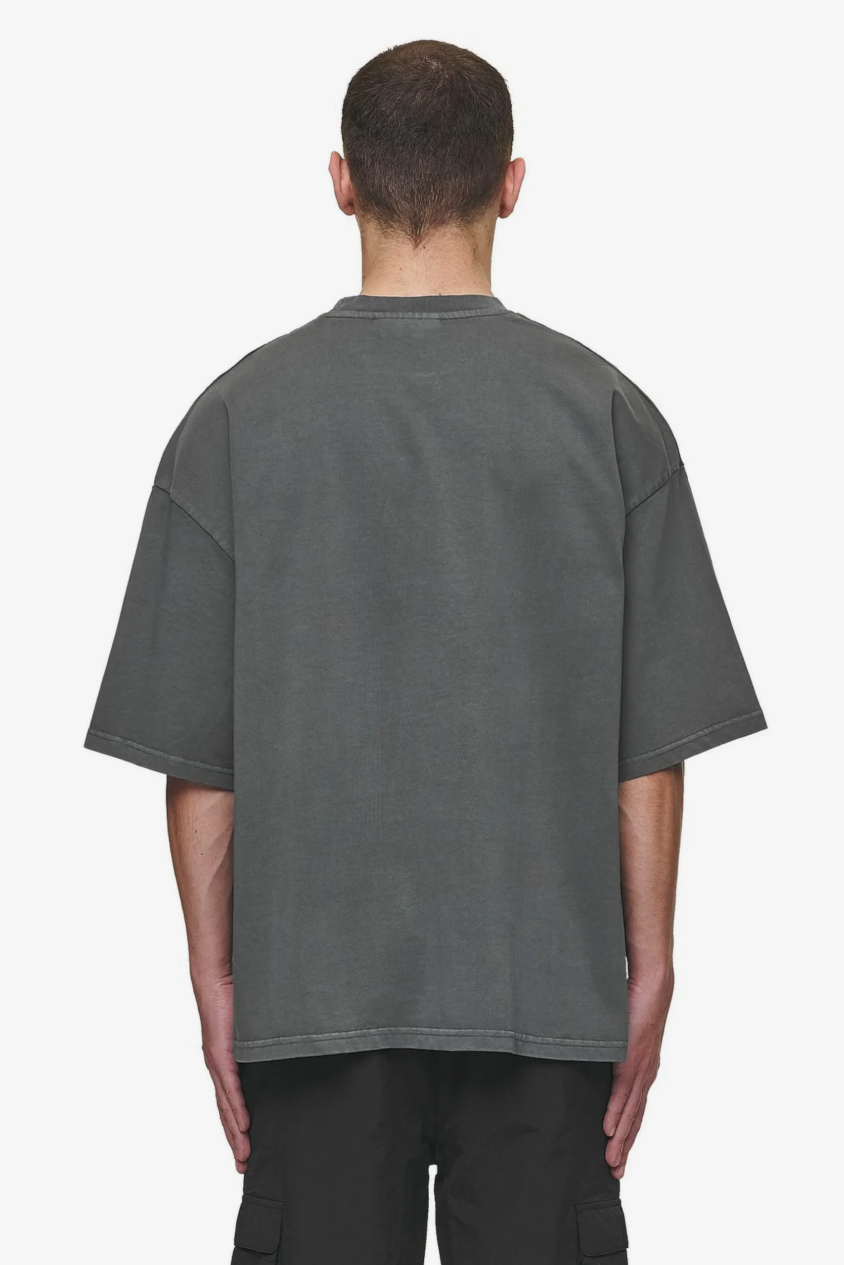 Pegador Macon Boxy Tee Washed Anthracite