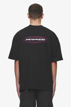 Pegador Madron Oversized Tee Washed Black