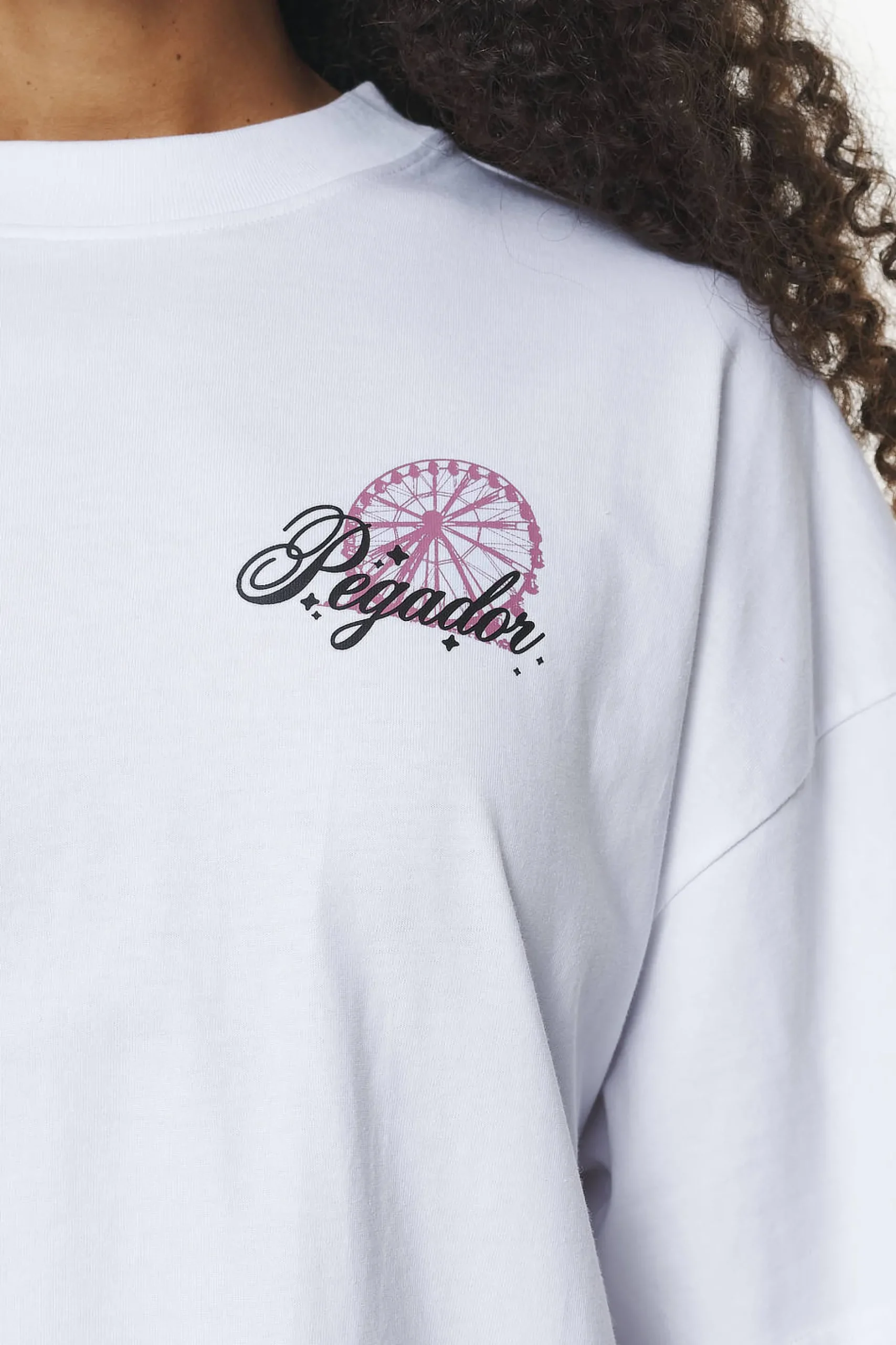 Pegador Mall Heavy Oversized Tee White