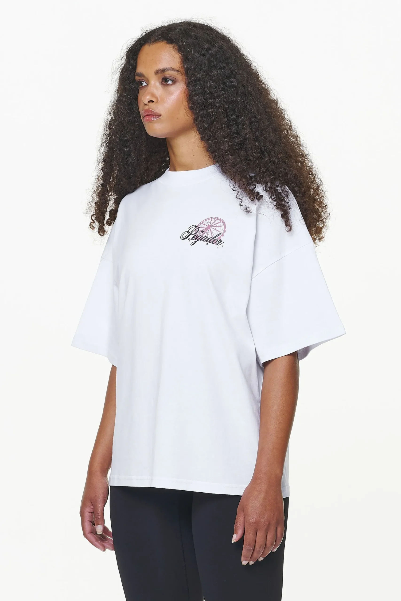 Pegador Mall Heavy Oversized Tee White