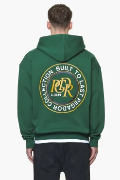 Pegador Marcer Oversized Hoodie Vintage Washed British Green