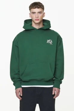 Pegador Marcer Oversized Hoodie Vintage Washed British Green