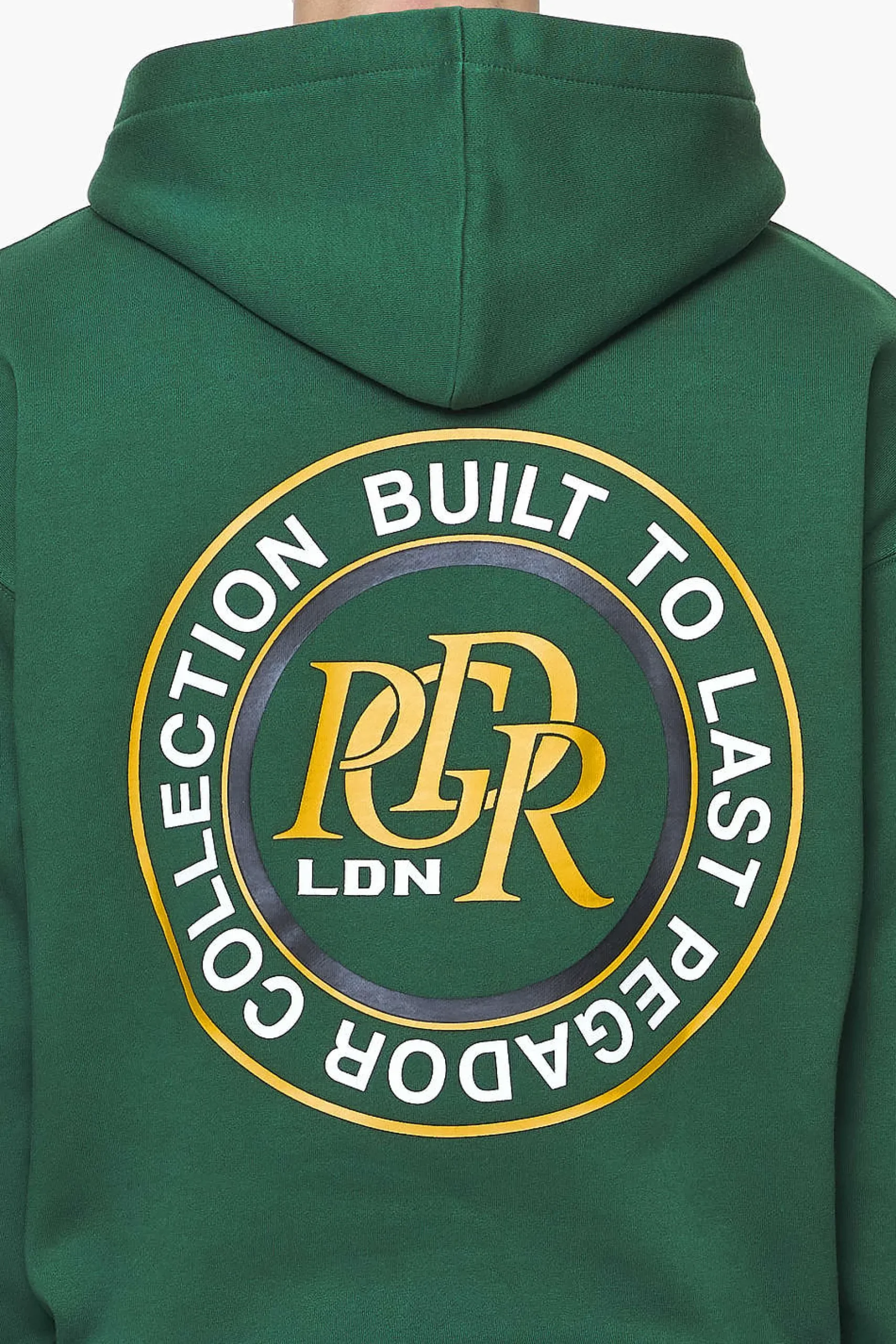 Pegador Marcer Oversized Hoodie Vintage Washed British Green
