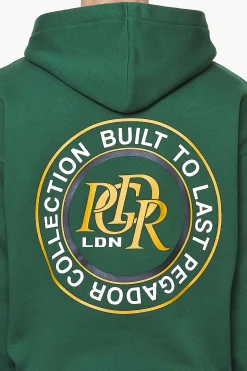 Pegador Marcer Oversized Hoodie Vintage Washed British Green