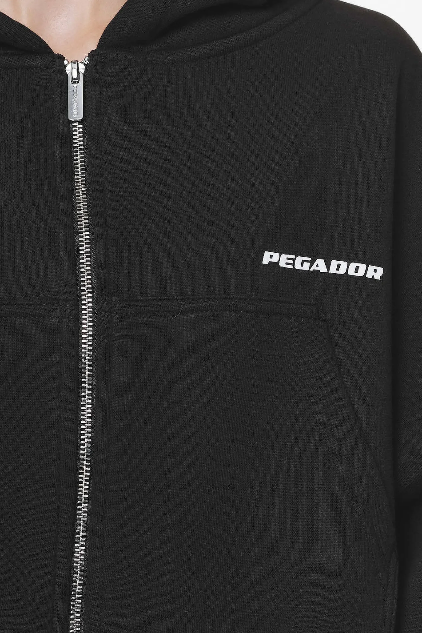 Pegador Marla Cropped Zip Hoodie