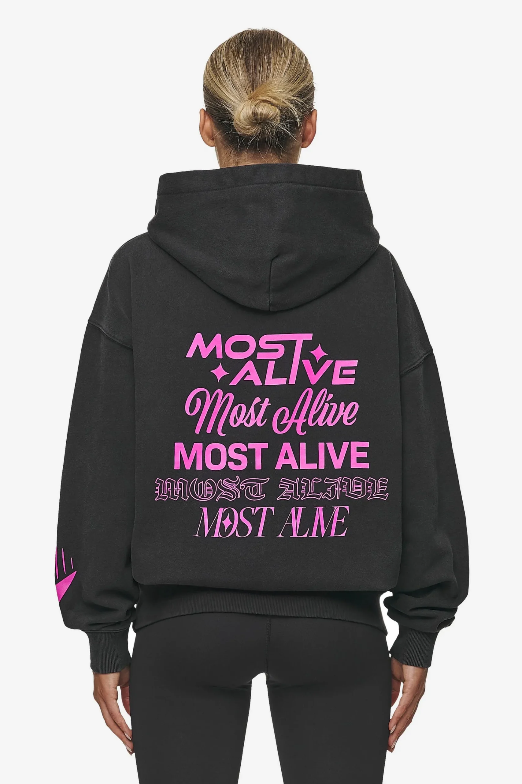 Pegador Mei Oversized Hoodie Vintage Black