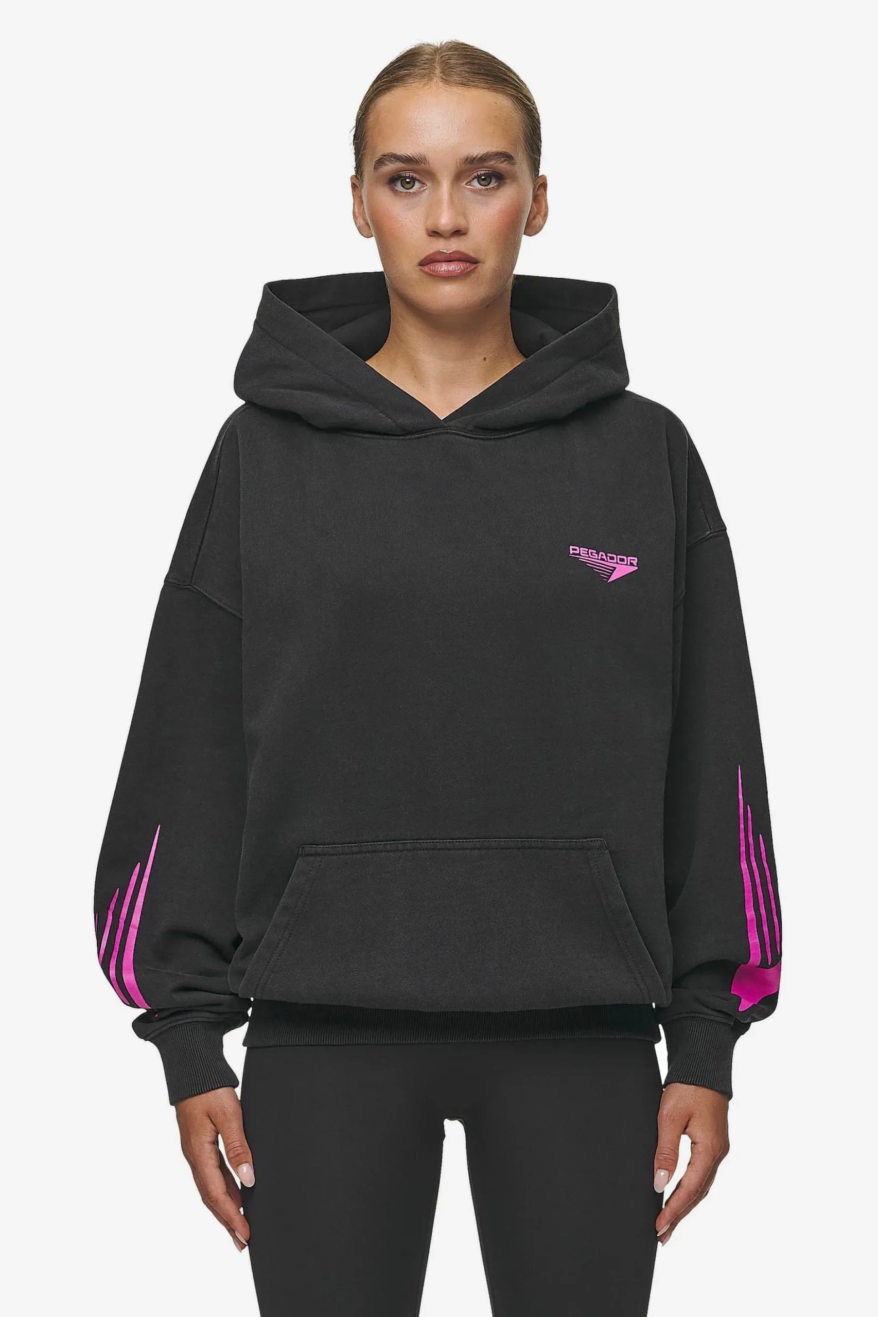 Pegador Mei Oversized Hoodie Vintage Black