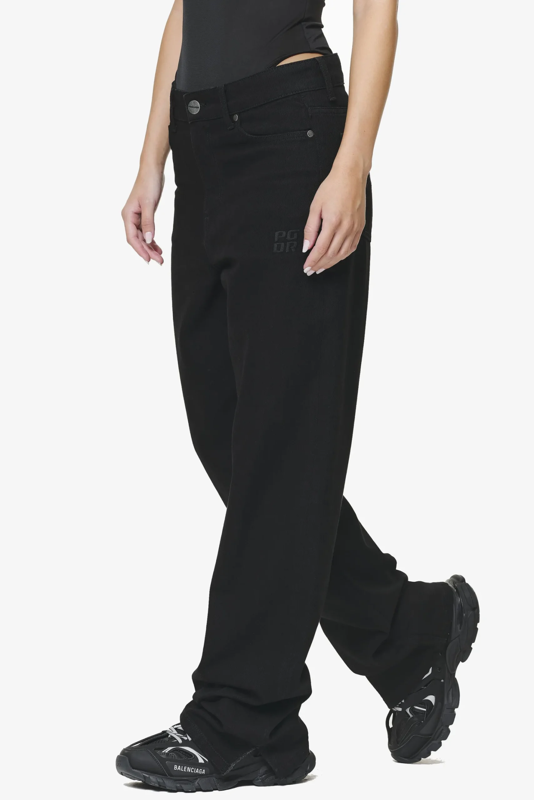 Pegador Moi Wide Jeans Black