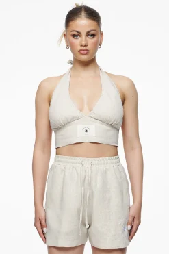 Pegador Molli Canvas Neckholder Top Unbleached