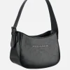 Pegador Mona Logo Faux Leather Handbag Black