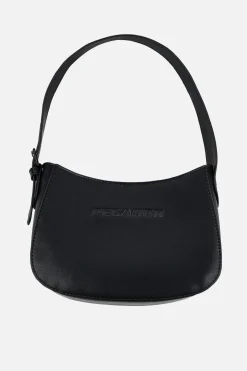 Pegador Mona Logo Faux Leather Handbag Black