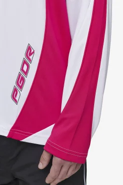 Pegador Mosco Longsleeve Jersey White Virtual Pink