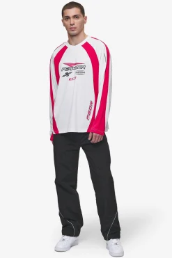Pegador Mosco Longsleeve Jersey White Virtual Pink
