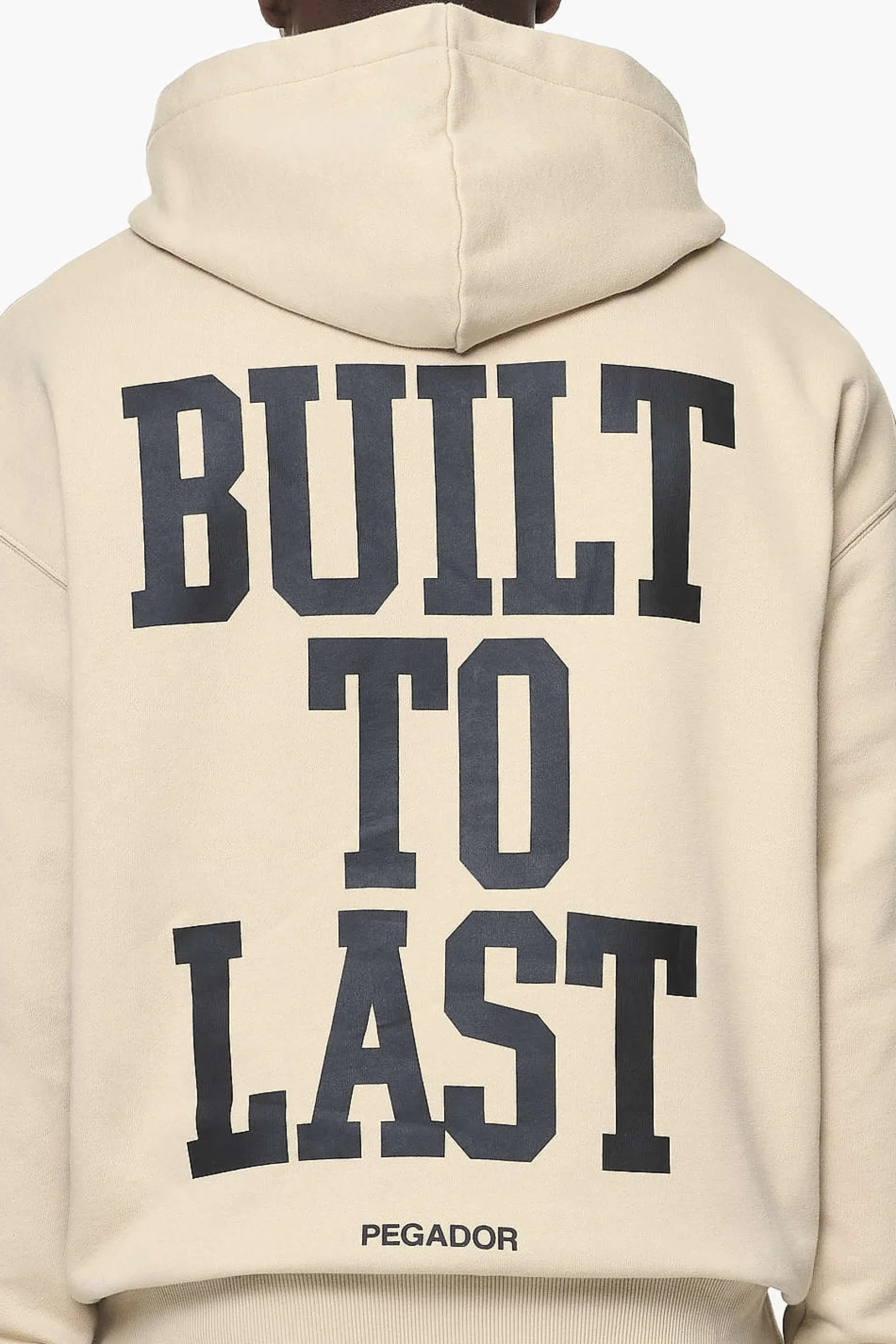 Pegador Mouncy Oversized Hoodie Vintage Washed Kingdom Beige