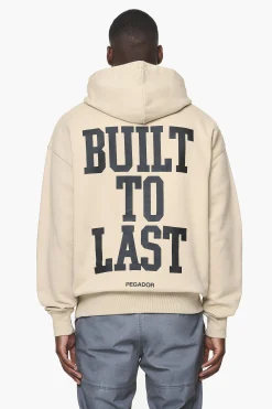 Pegador Mouncy Oversized Hoodie Vintage Washed Kingdom Beige