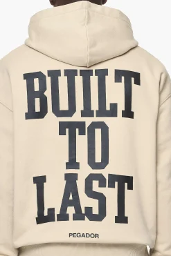 Pegador Mouncy Oversized Hoodie Vintage Washed Kingdom Beige