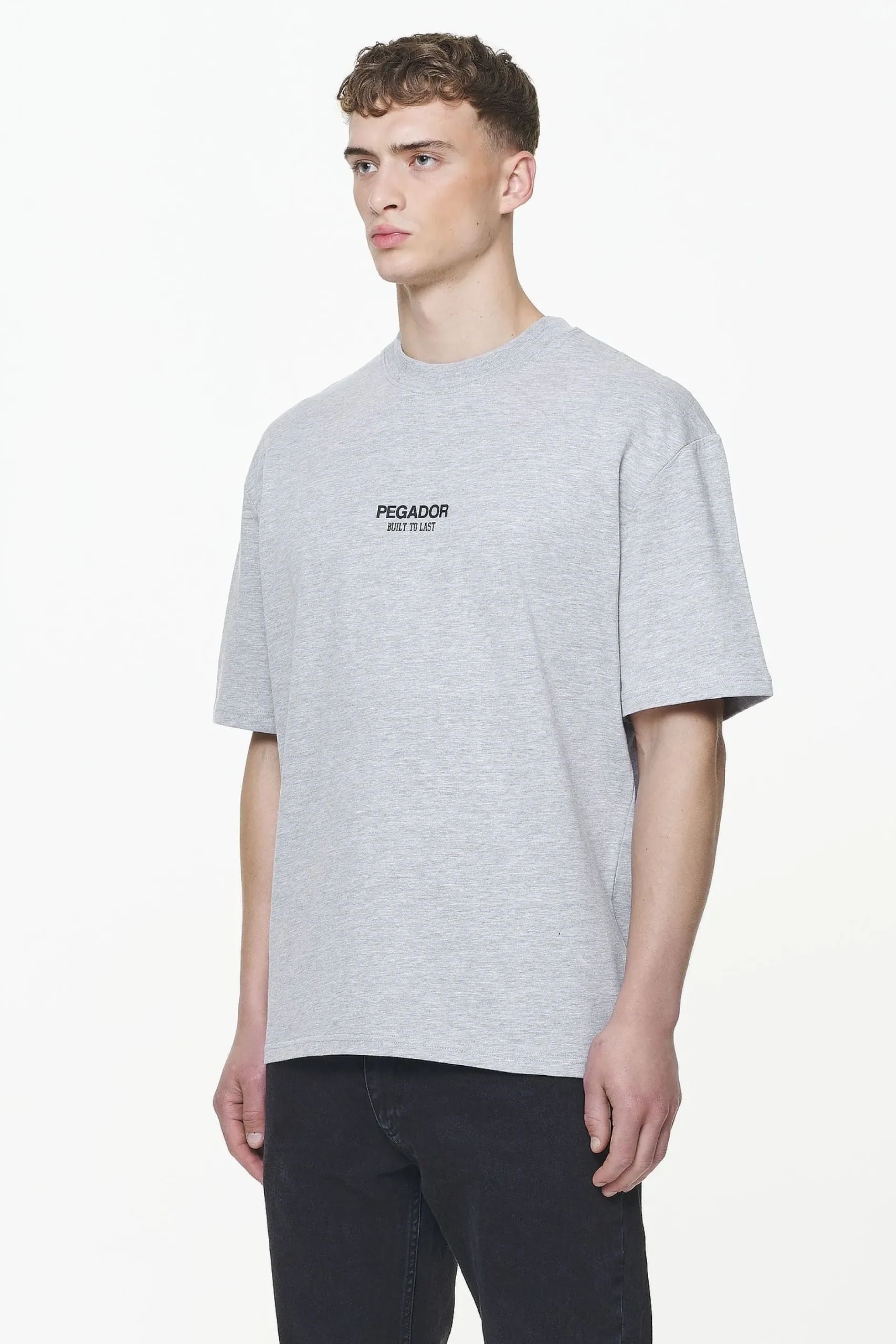 Pegador Mouncy Oversized Tee Grey Melange
