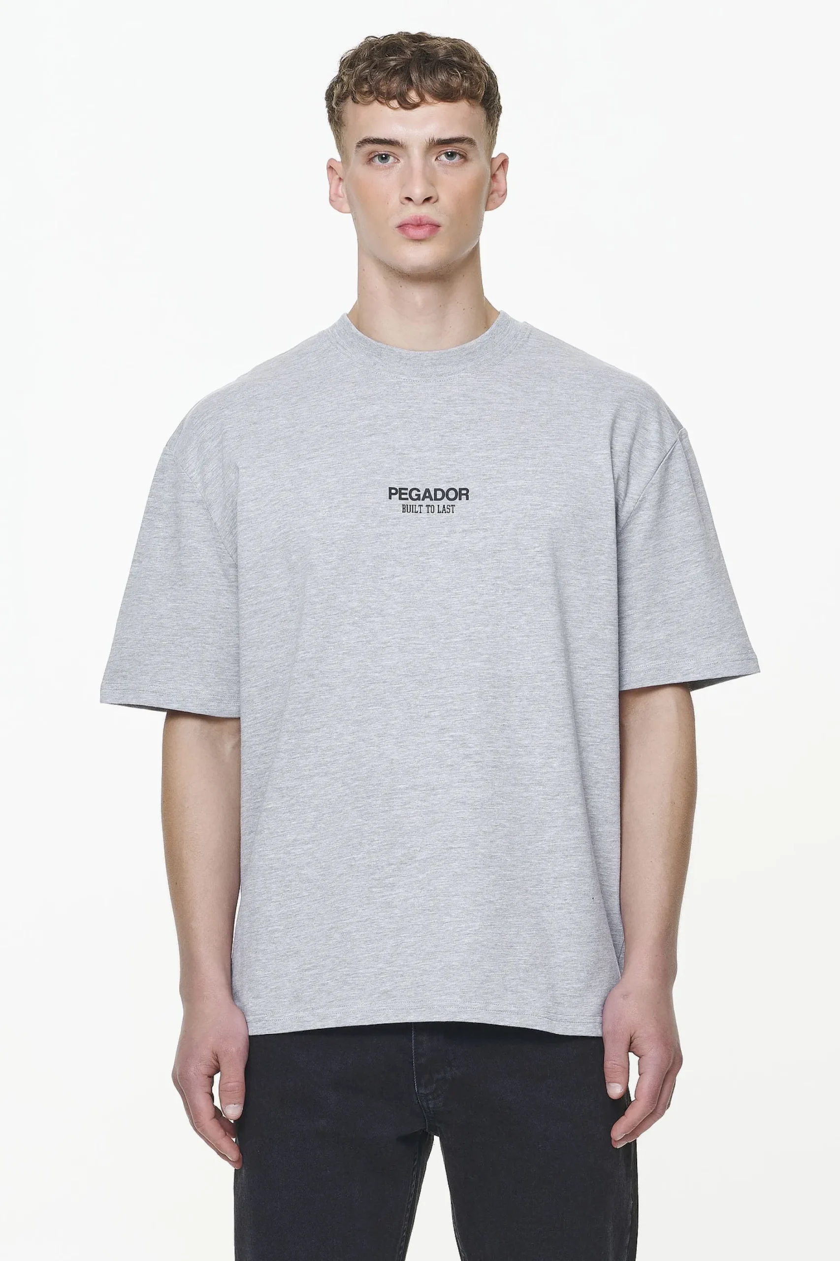 Pegador Mouncy Oversized Tee Grey Melange