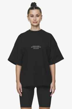 Pegador Naia Heavy Oversized Tee Black