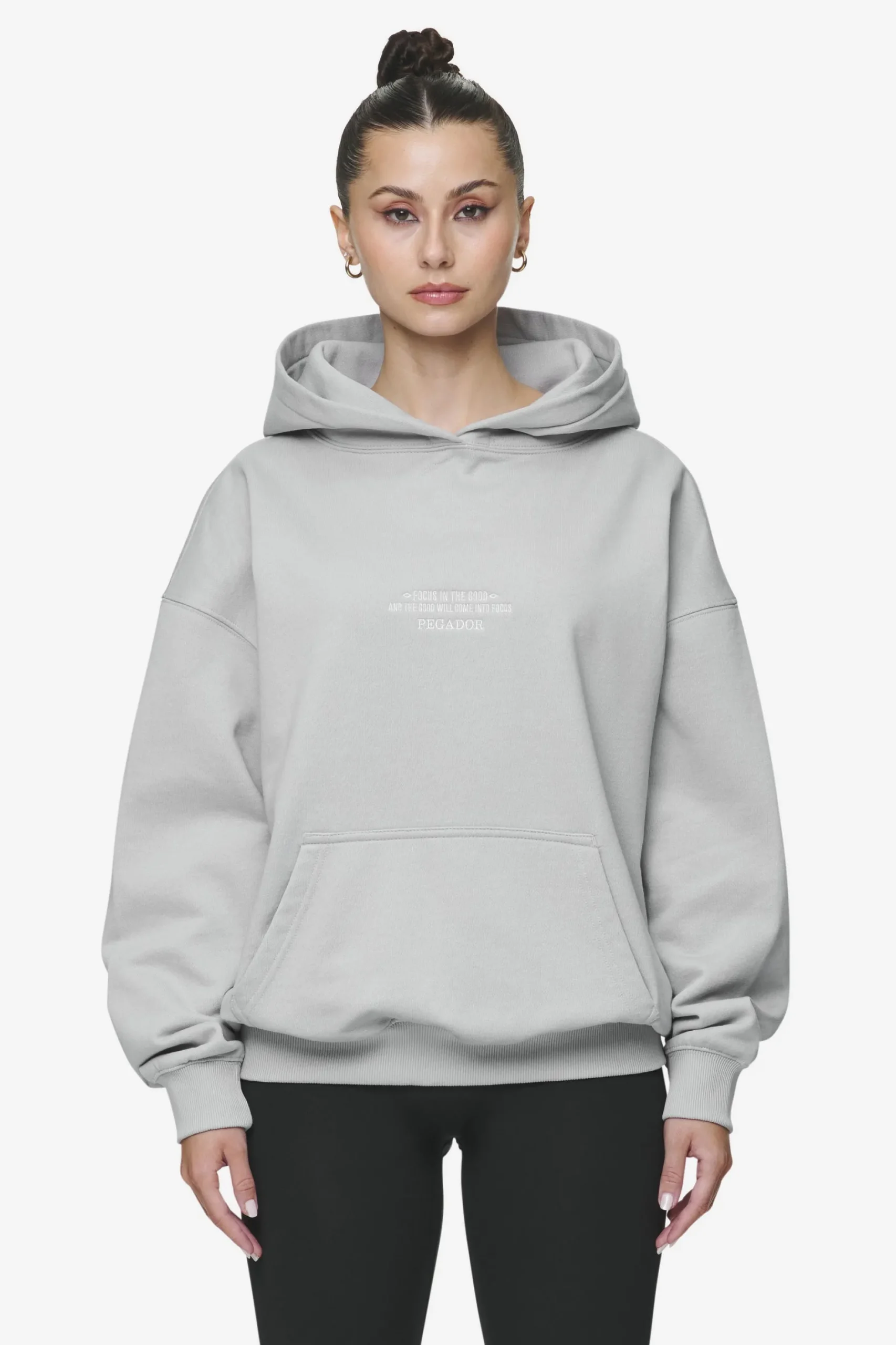 Pegador Naia Oversized Hoodie Washed Sky Grey