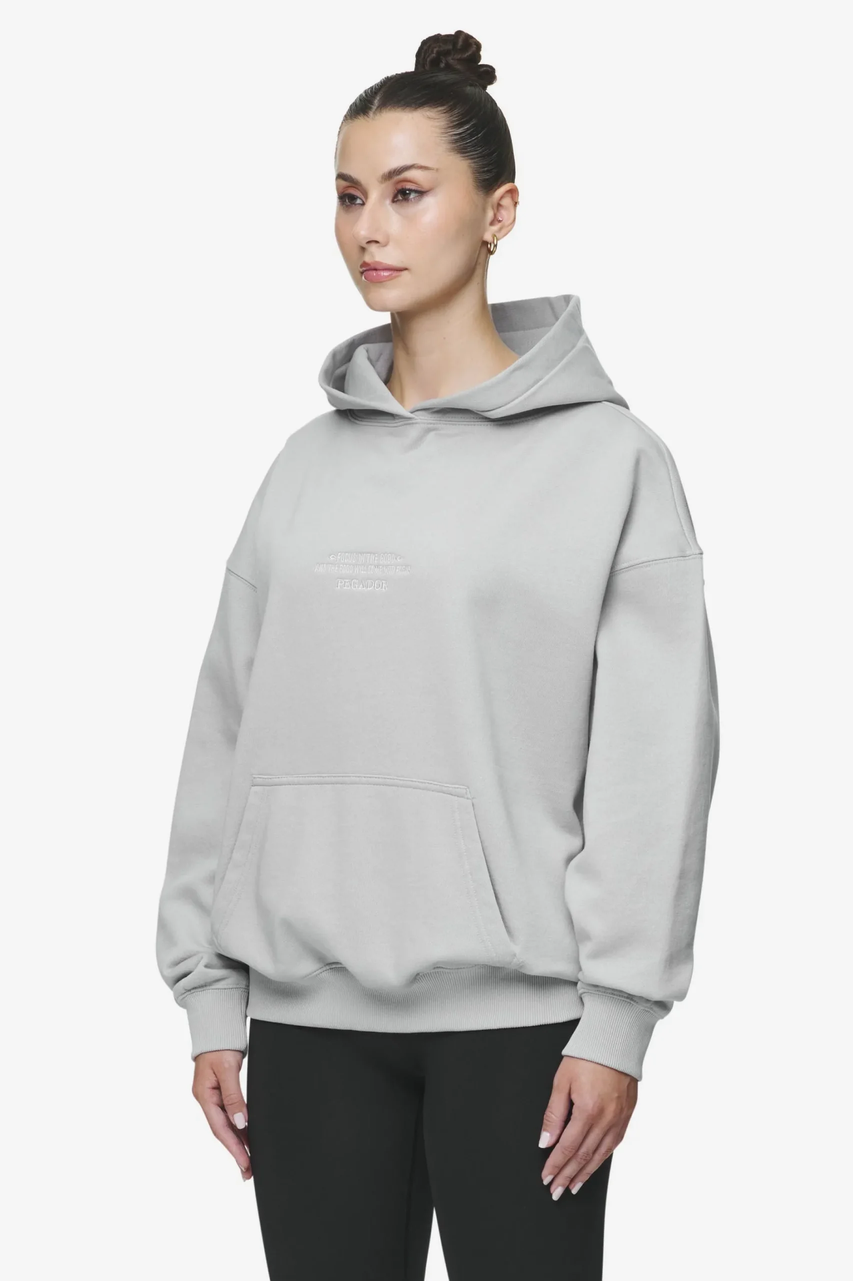 Pegador Naia Oversized Hoodie Washed Sky Grey