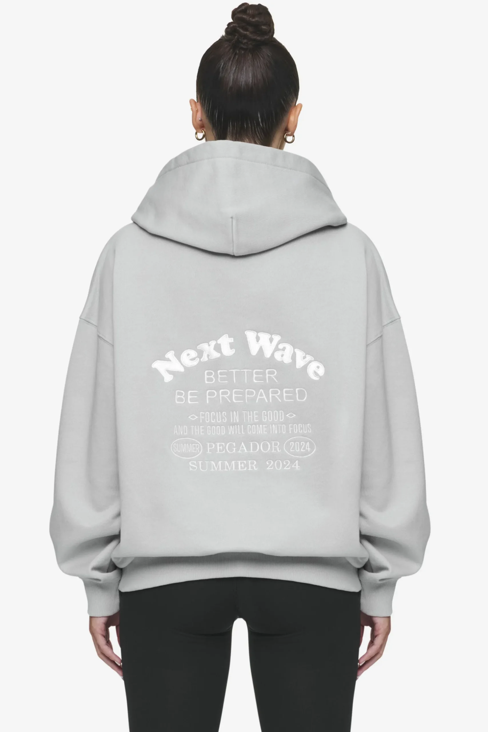 Pegador Naia Oversized Hoodie Washed Sky Grey