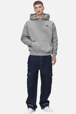 Pegador Narson Oversized Hoodie Washed Cool Grey