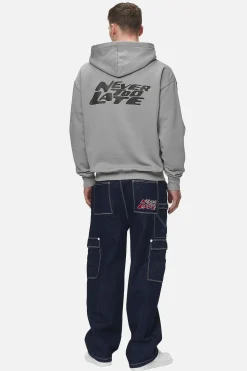 Pegador Narson Oversized Hoodie Washed Cool Grey