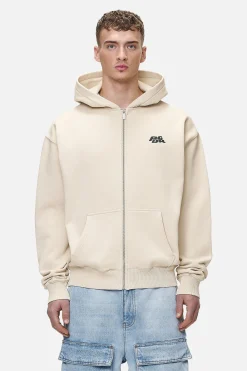 Pegador Narson Oversized Sweat Jacket Washed Desert Sand