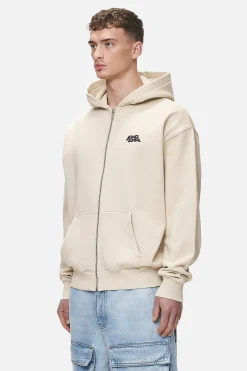 Pegador Narson Oversized Sweat Jacket Washed Desert Sand